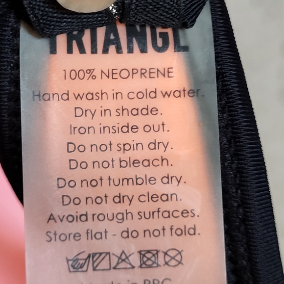 NWT Triangl Swimwear Vibrant Pink and Orange Bikini - Size S/XS - Picture 6 of 9